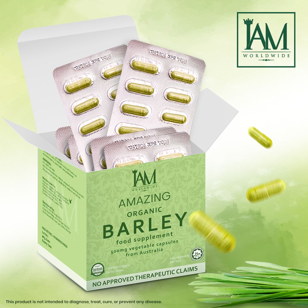 PURE ORGANIC BARLEY CAPSULE