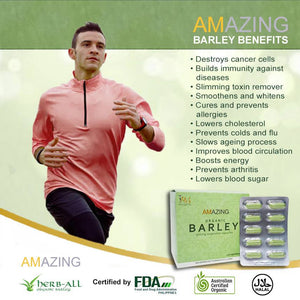 3 Boxes of Amazing Pure Organic Barley (Vegetable Capsules)