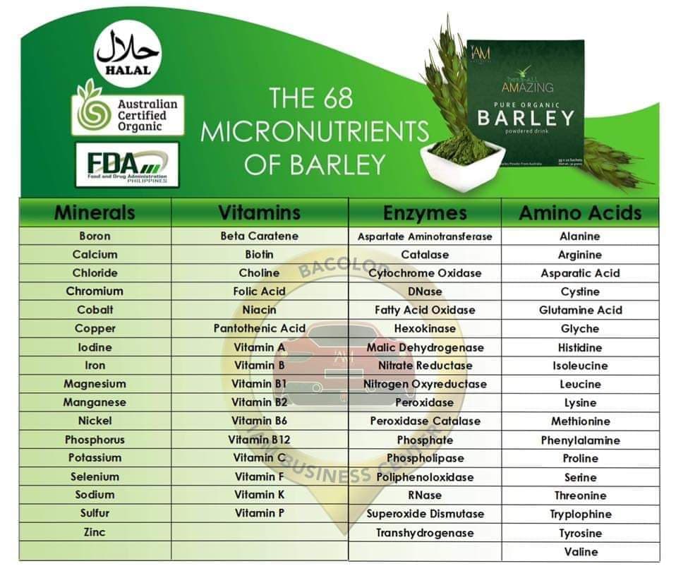 PURE ORGANIC BARLEY CAPSULE