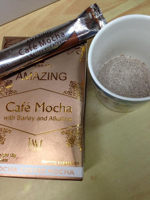 Amazing Cafe Mocha with Barley and Alkaline (10 Sachets)