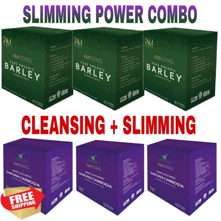 Power Combo [Detox + Cleansing + Immune System Booster] (3 Barley, 3 Garcinia)