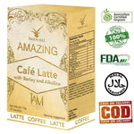 Amazing Cafe Latte with Barley and Alkaline (10 Sachets)